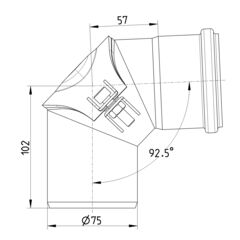 Line Drawing - Bend-87.5-access